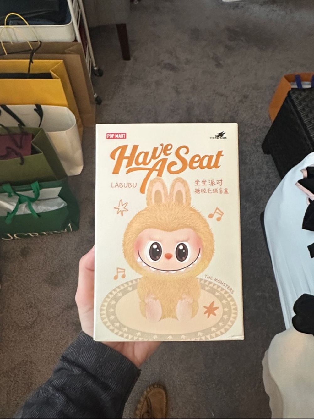 POP MART Have A Seat Labubu Plush Box - Dada